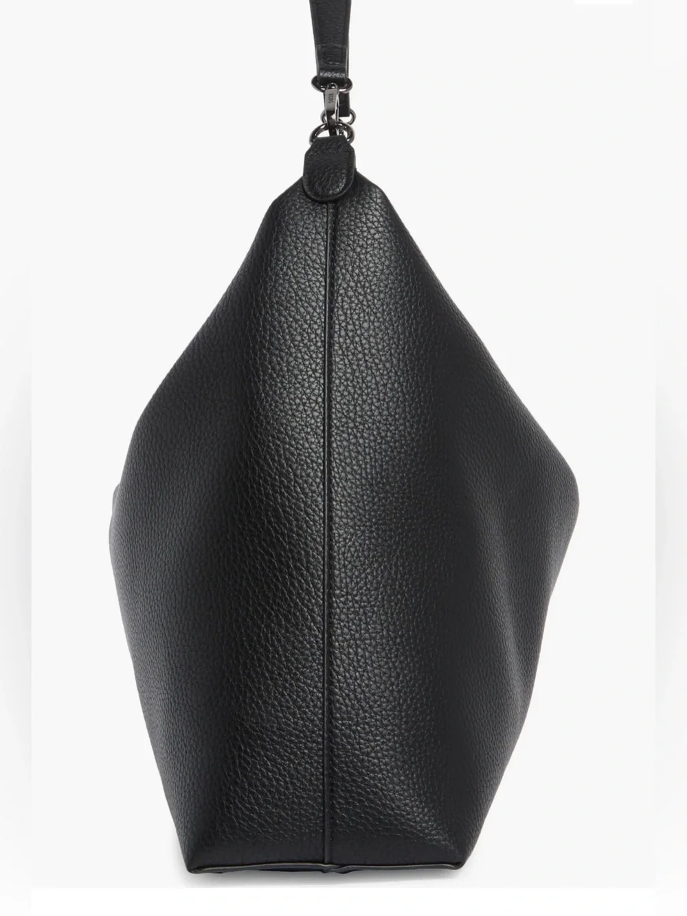 BCBG Black & Gunmetal Large Hobo Bag NWT